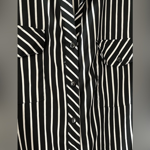 NWT Kim Rogers Button Down Striped Blouse Women’s Size 2X - Picture 7 of 16